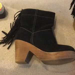 Freebird boots with fringe
